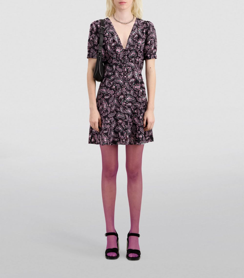 The Kooples The Kooples Silk Paisley Mini Dress