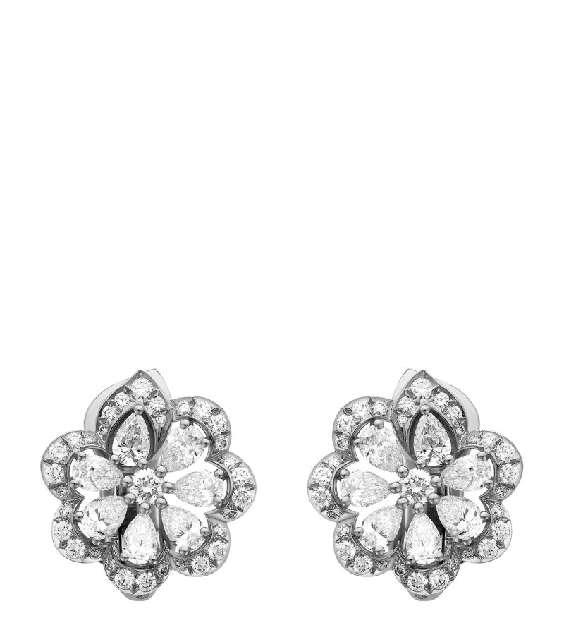 Chopard Chopard White Gold And Diamond Precious Lace Mini-Froufrou Earrings