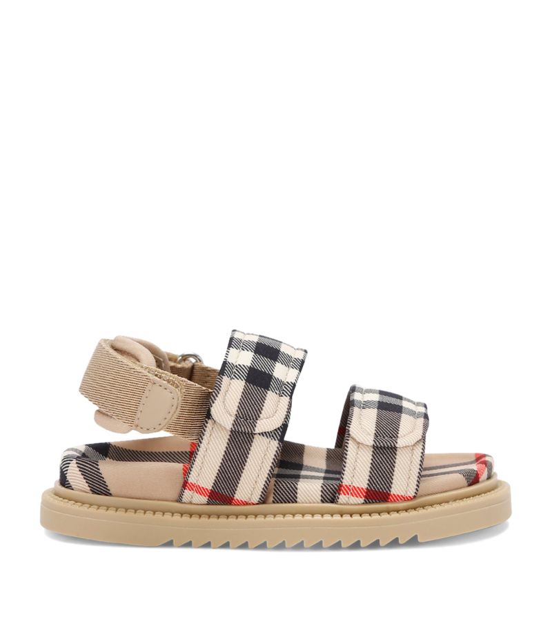 Burberry Burberry Kids Woven Check Sandals