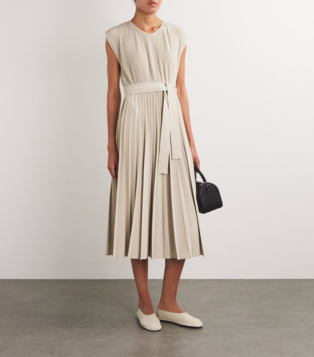 Max Mara Leisure Max Mara Leisure Jersey Pleated Midi Dress