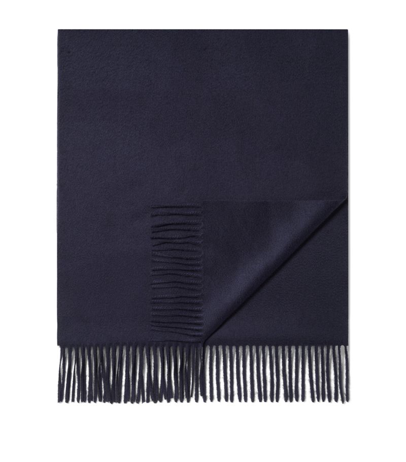 zegna Zegna Oasi Cashmere Fringed Scarf