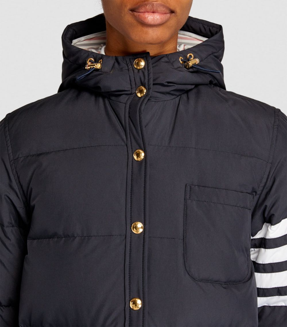 Thom Browne Thom Browne Knee-Length Down-Filled Puffer Jacket