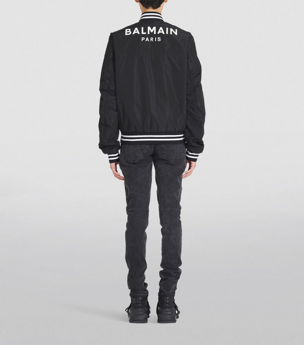 Balmain Balmain Asymmetric Bomber Jacket