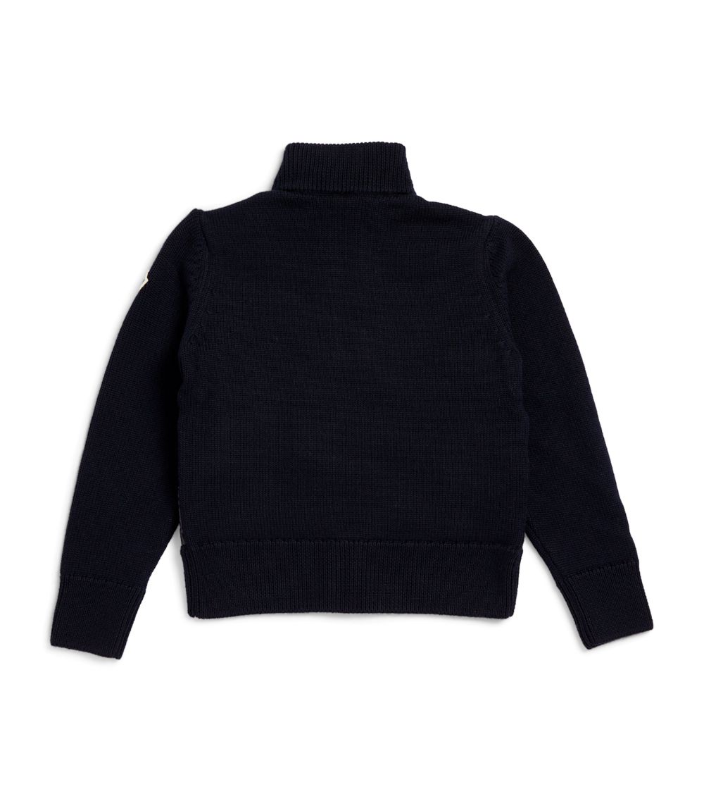 Moncler Enfant Moncler Enfant Knit-Sleeve Jacket (12-14 Years)