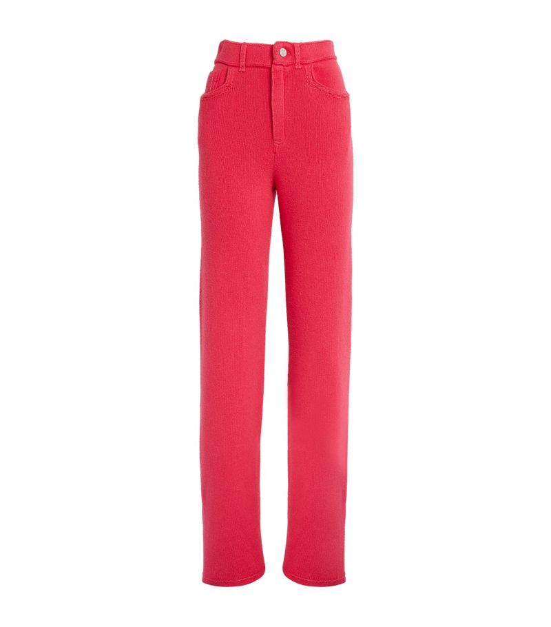 Barrie Barrie Cashmere-Cotton Flared Trousers