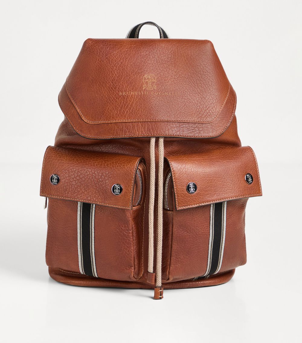 Brunello Cucinelli Kids Brunello Cucinelli Kids Leather Backpack