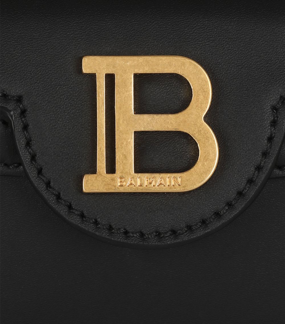 Balmain Balmain Leather B-Buzz 19 Top-Handle Bag