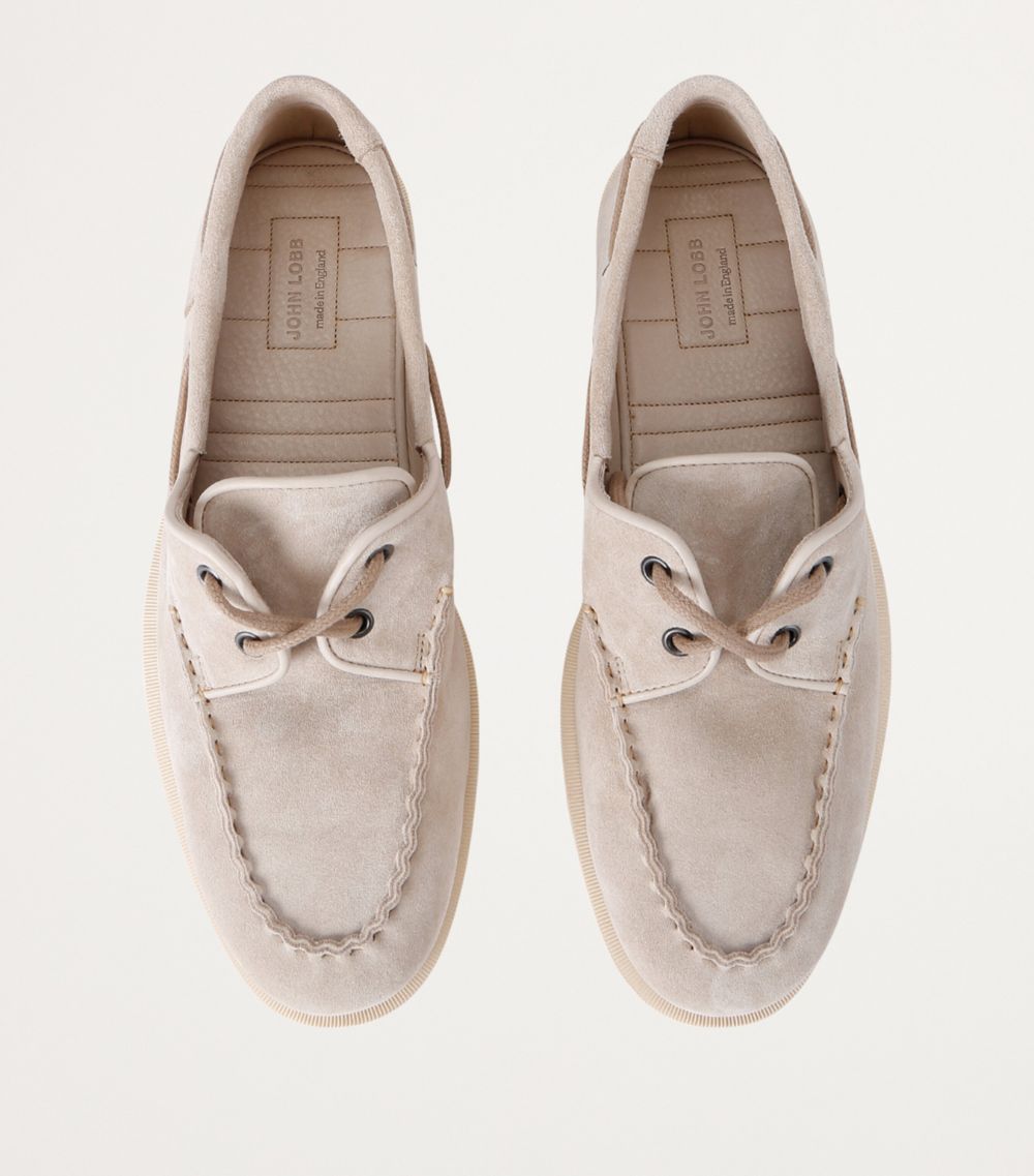 John Lobb John Lobb Leather Foil Boat Shoes