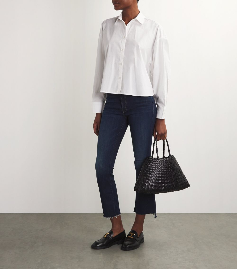 Mother Mother The Insider Cropped Step-Hem Jeans