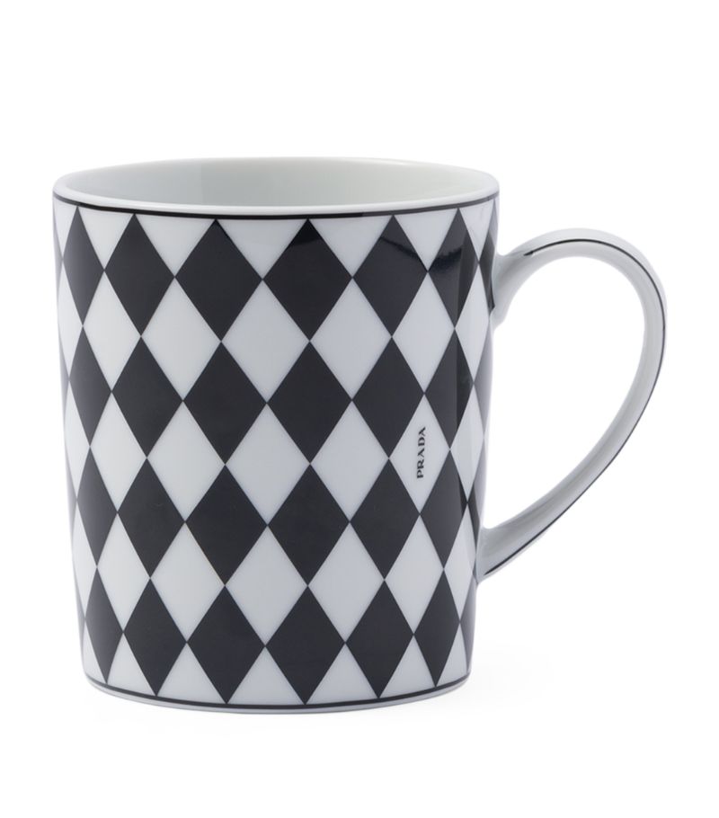 Prada Prada Chequerboard Mug