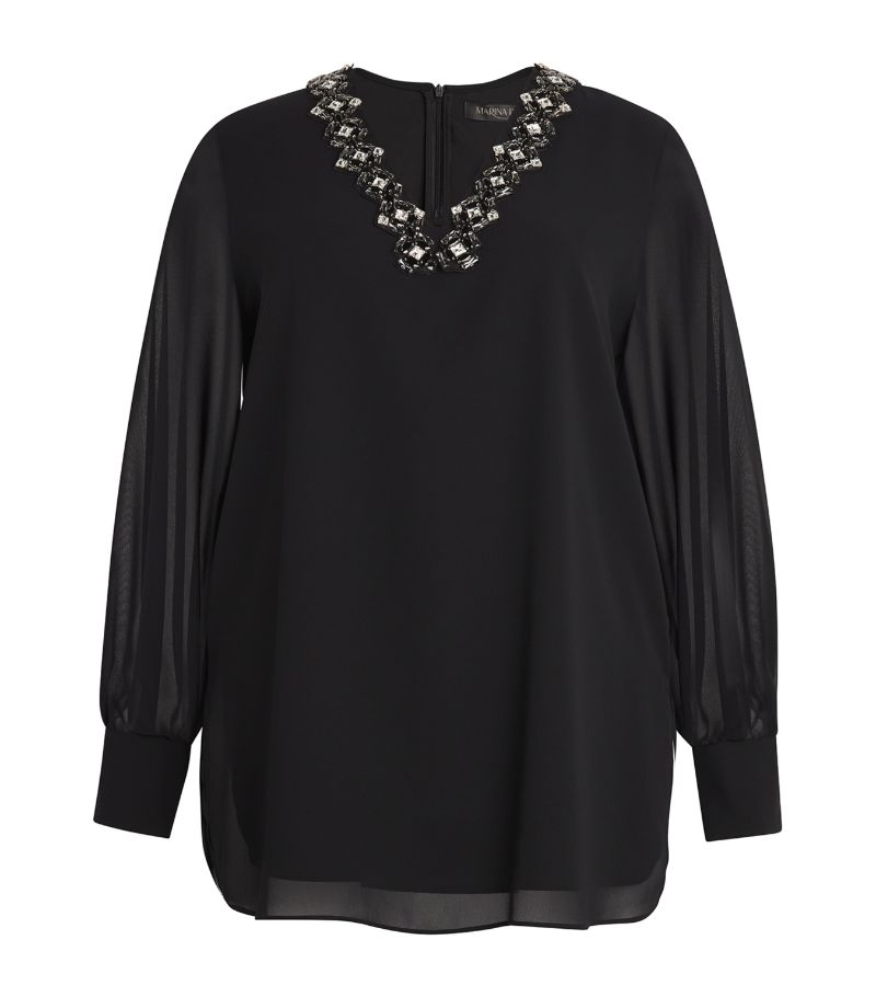 Marina Rinaldi Marina Rinaldi Embellished Blouse