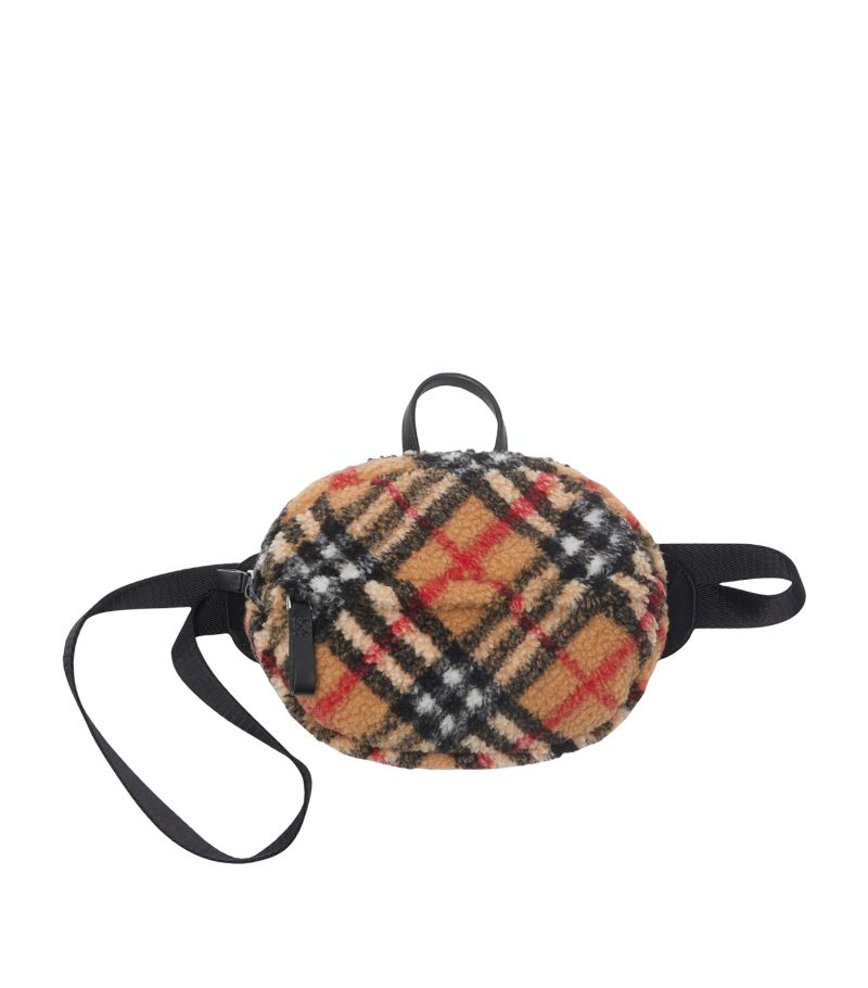 Burberry Burberry Kids Fleece Check Belt Bag