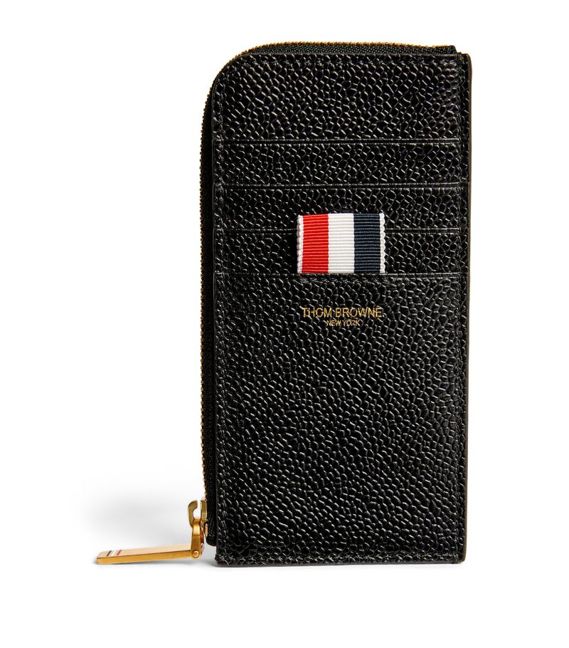 Thom Browne Thom Browne Leather Half-Zip Wallet