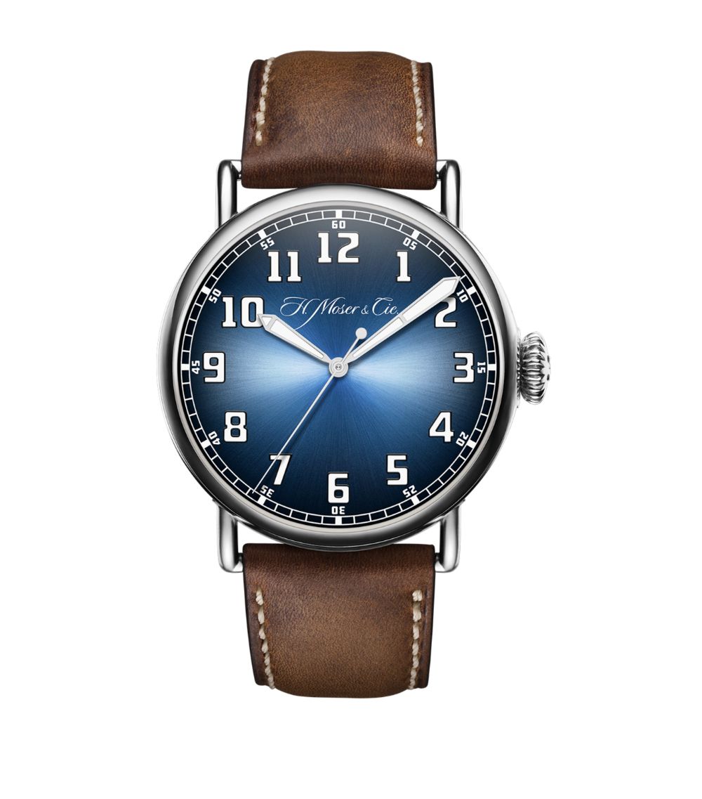 H. Moser & Cie H. Moser & Cie Stainless Steel Heritage Centre Seconds Watch 42Mm