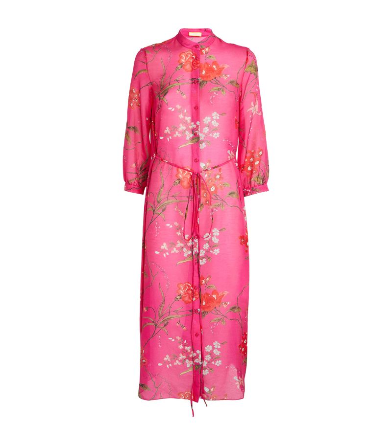Erdem Erdem Cotton-Silk Floral Dress