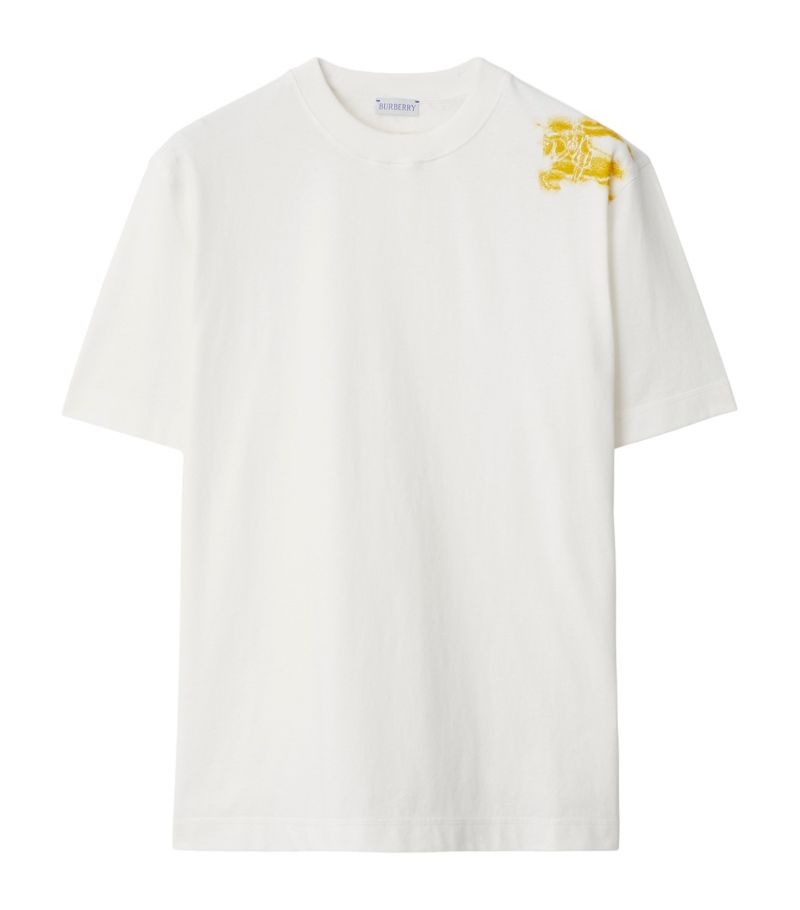 Burberry Burberry Cotton Ekd Print T-Shirt