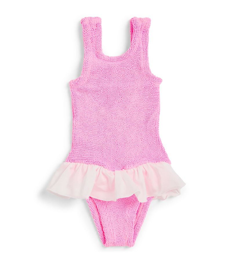 Hunza G Kids Hunza G Kids Ruffle-Trim Denise Swimsuit