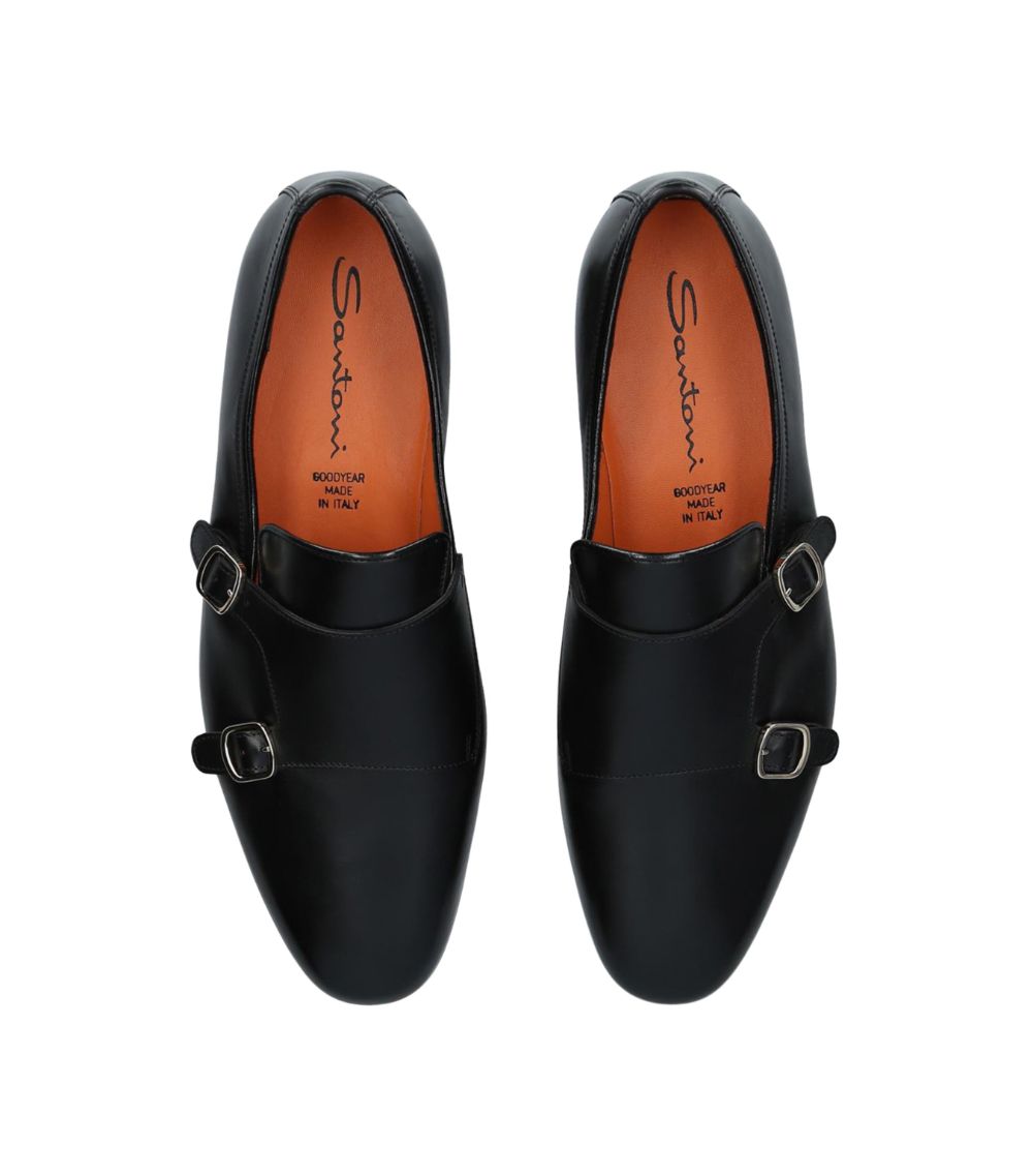 Santoni Santoni Carlos Double Monk Shoes