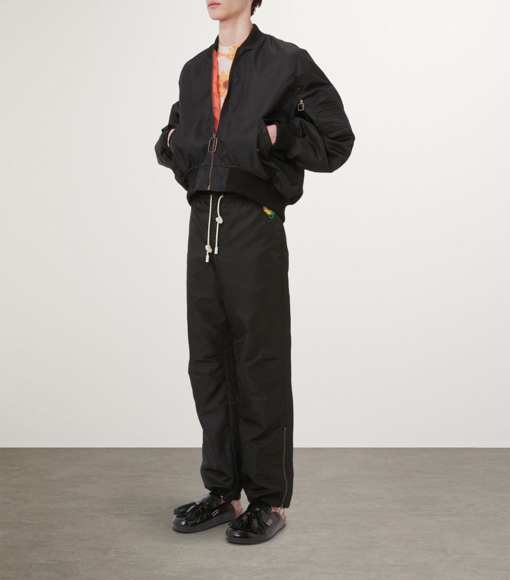 Jw Anderson Jw Anderson Zipped-Cuff Drawstring Trousers