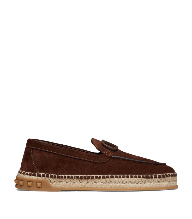 VALENTINO GARAVANI Valentino Garavani Leather Leisure Flows Espadrilles