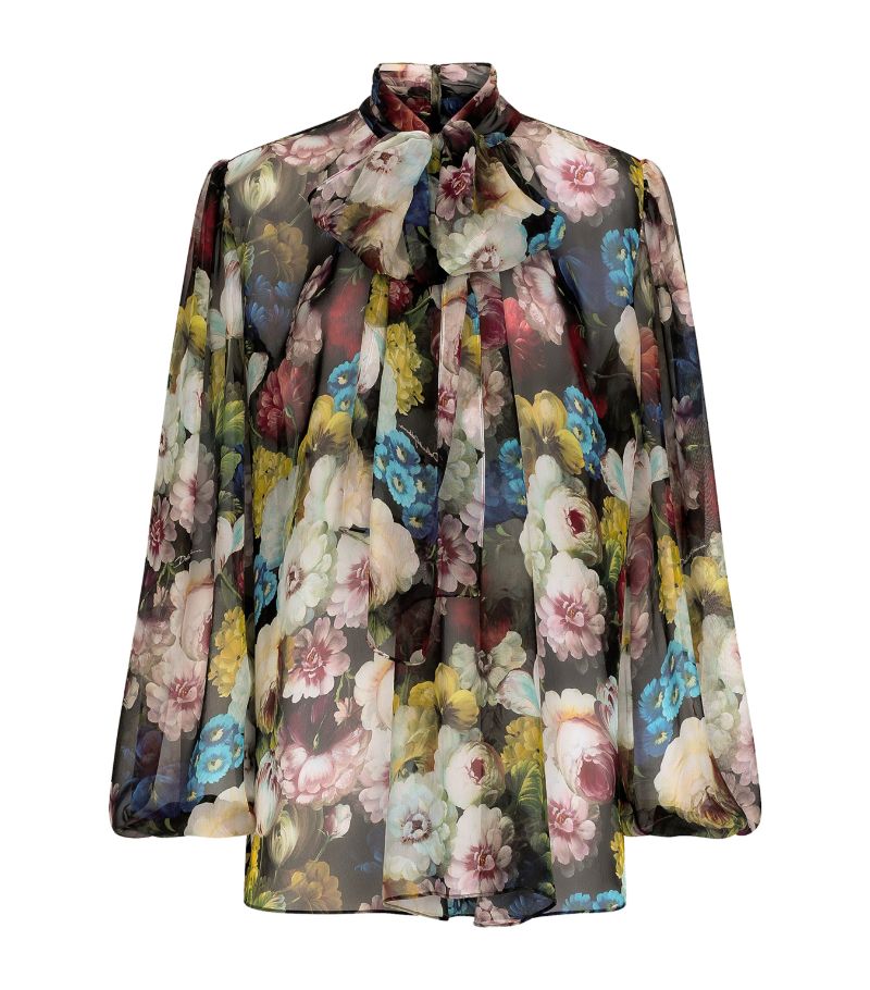 Dolce & Gabbana Dolce & Gabbana Silk Floral Blouse