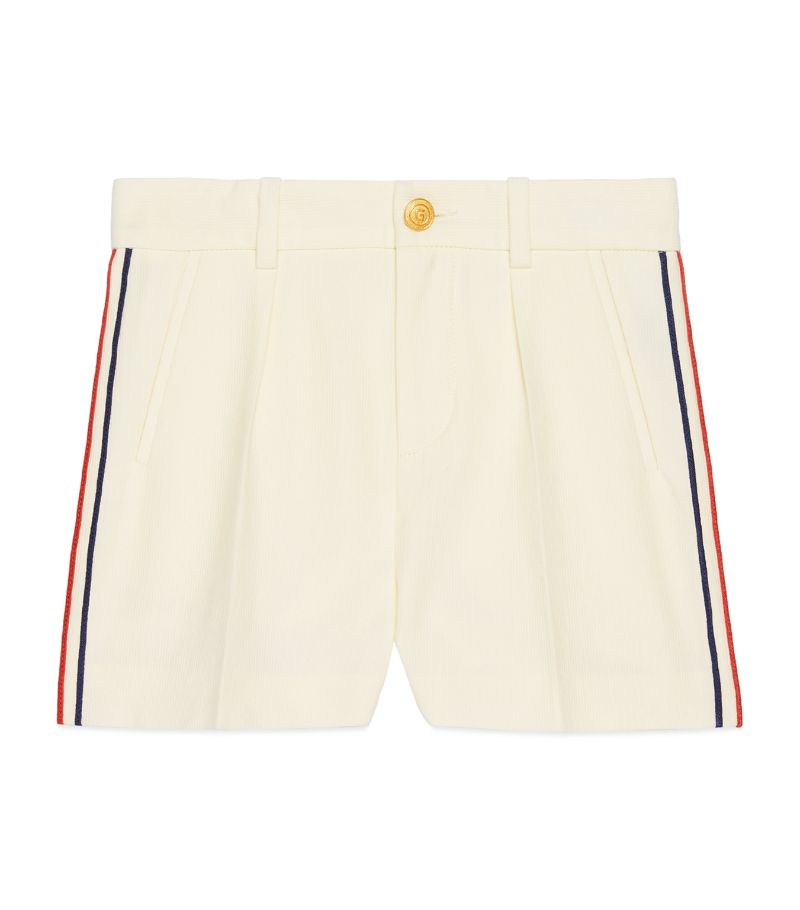 Gucci Gucci Kids Cotton Striped Bermuda Shorts (4-12 Years)