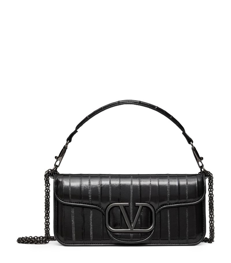 VALENTINO GARAVANI Valentino Garavani Patent Leather Locò Shoulder Bag