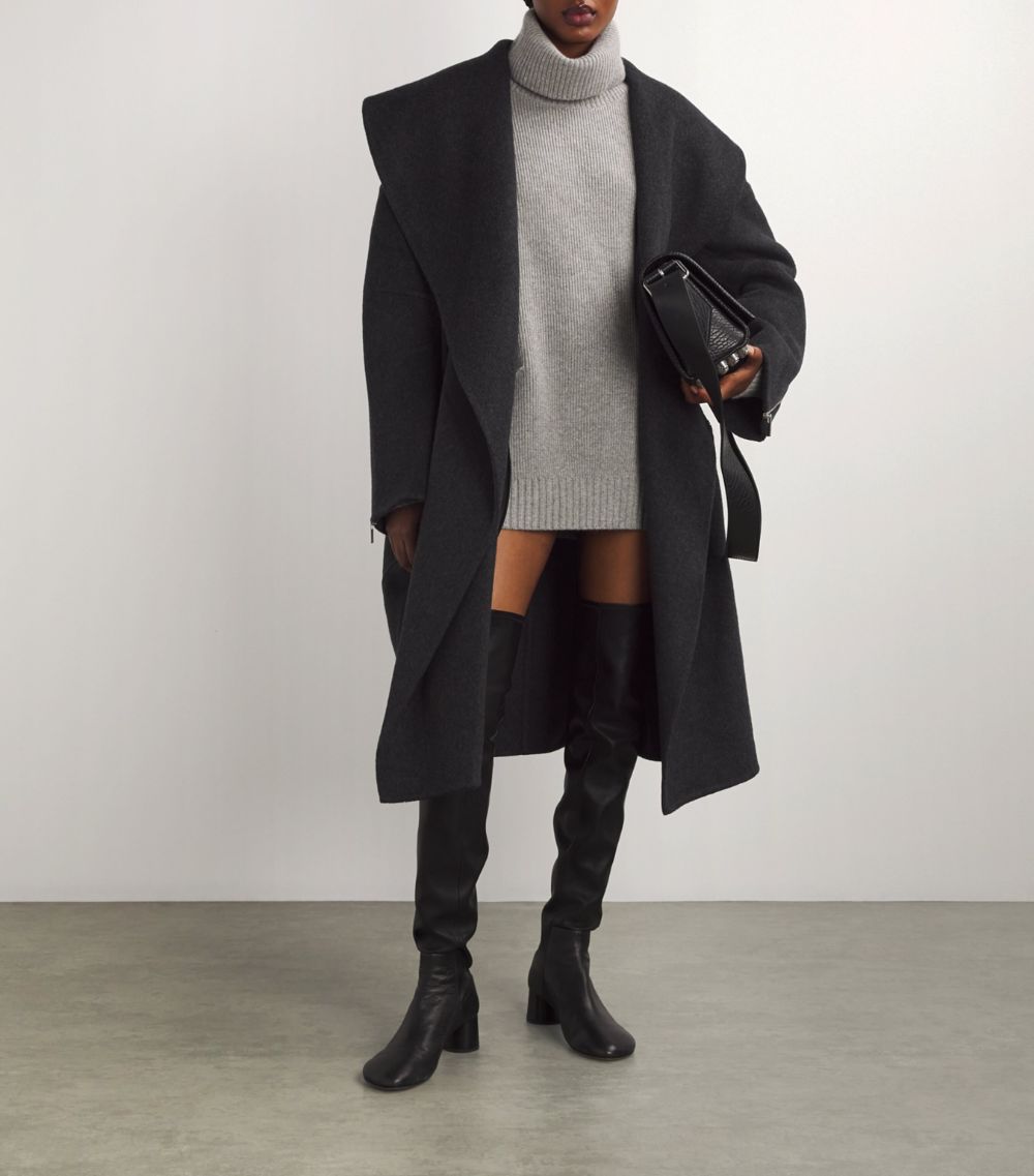 Helmut Lang Helmut Lang Wool Apex Coat