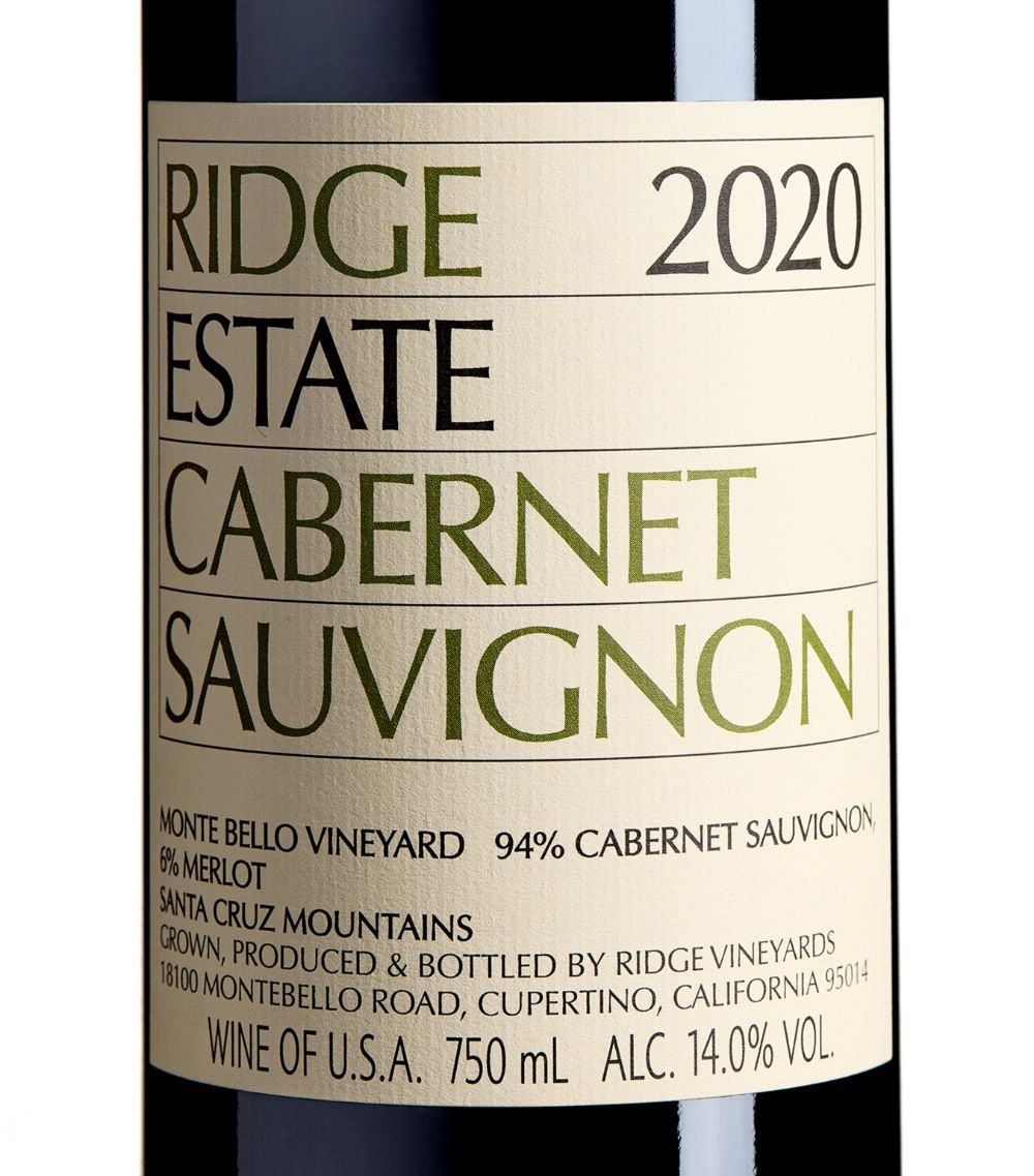 Ridge Ridge Estate Cabernet Sauvignon 2020 (75Cl) - California, Usa
