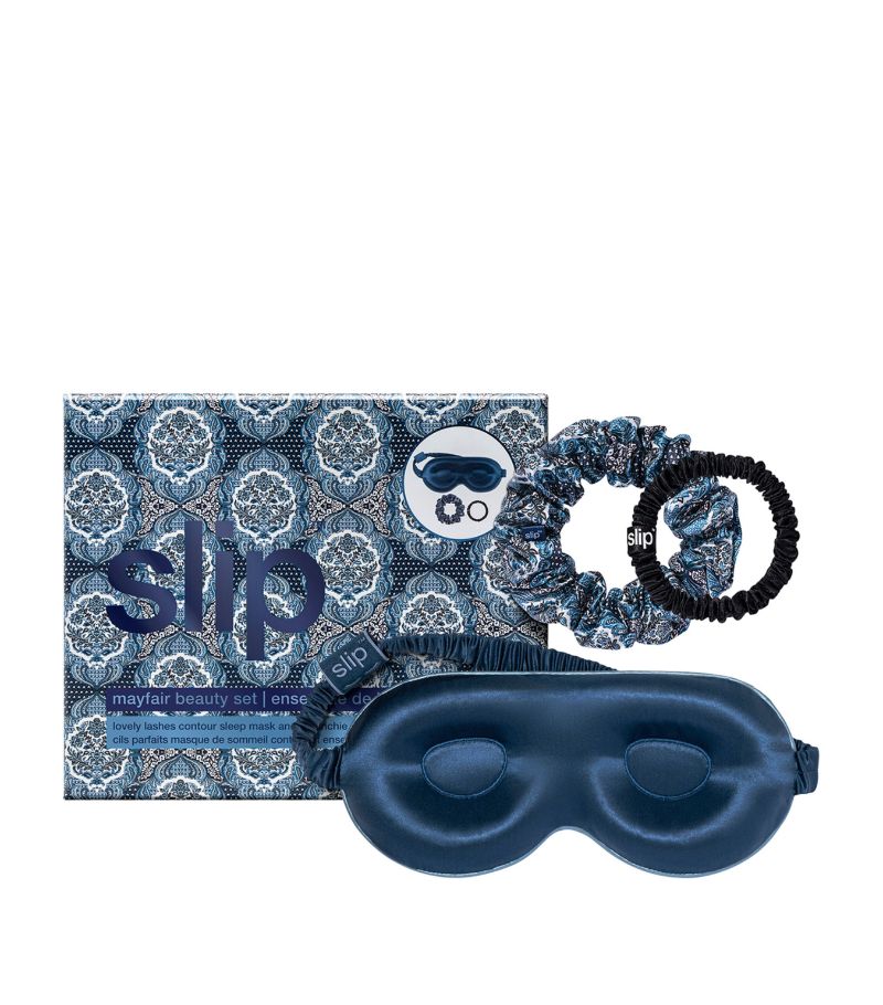 Slip Slip Silk Mayfair Mask and Scrunchie Sleep Set