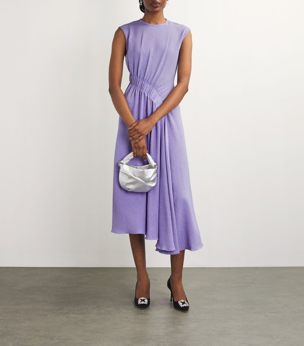 Edeline Lee Edeline Lee Gathered Pina Midi Dress