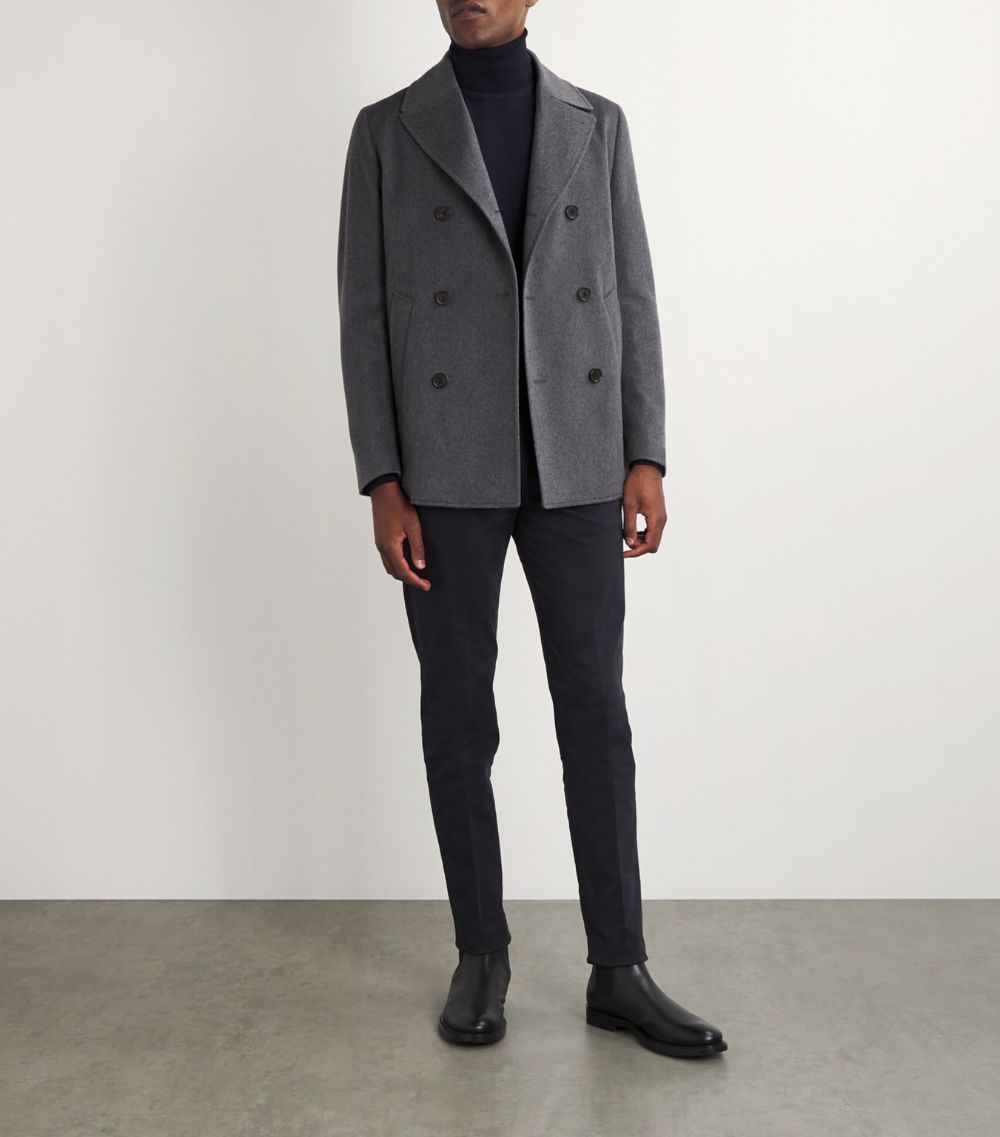 Corneliani Corneliani Virgin Wool Pea Coat