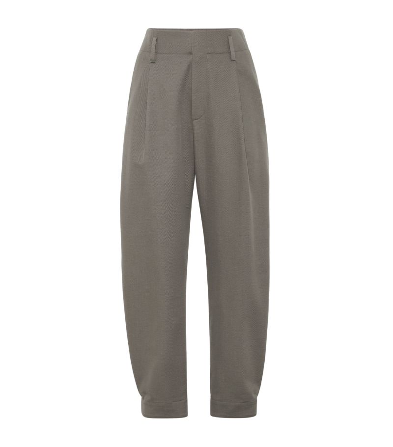 Brunello Cucinelli Brunello Cucinelli Cotton-Wool Tailored Trousers