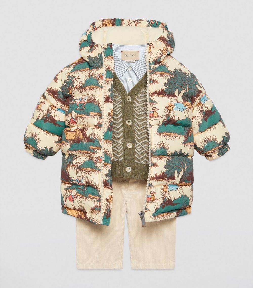 Gucci Gucci Kids Animal Print Puffer Jacket (6-36 Months)