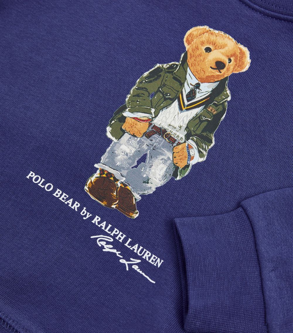 Ralph Lauren Kids Ralph Lauren Kids Cotton Polo Bear Sweatshirt (6-24 Months)