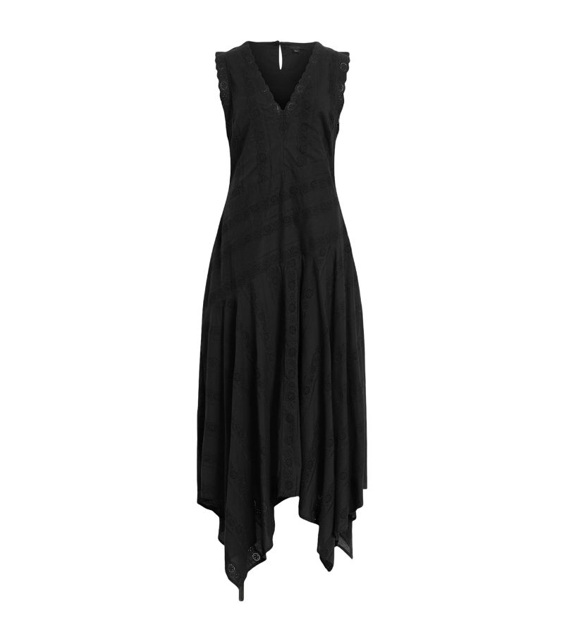 Allsaints Allsaints Organic Cotton Avania Midi Dress