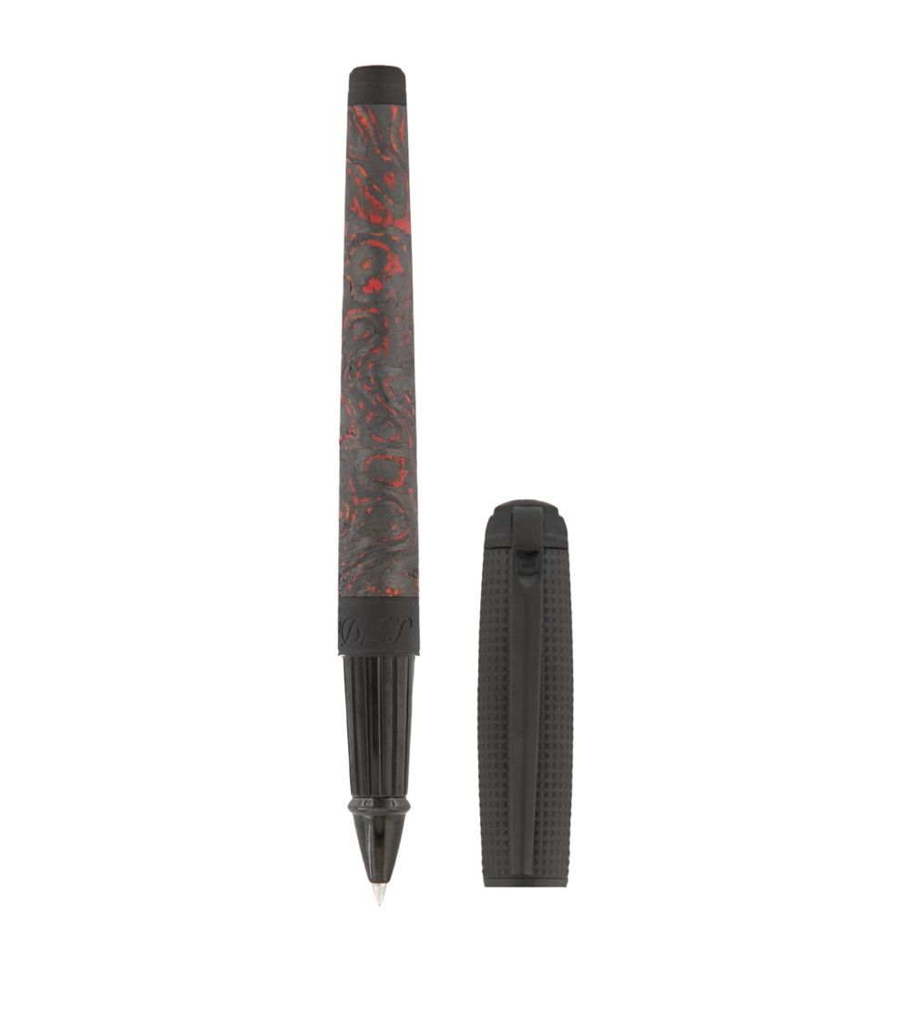 S.T. Dupont S.T. Dupont Carbon Fiery Lava Rollerball Pen