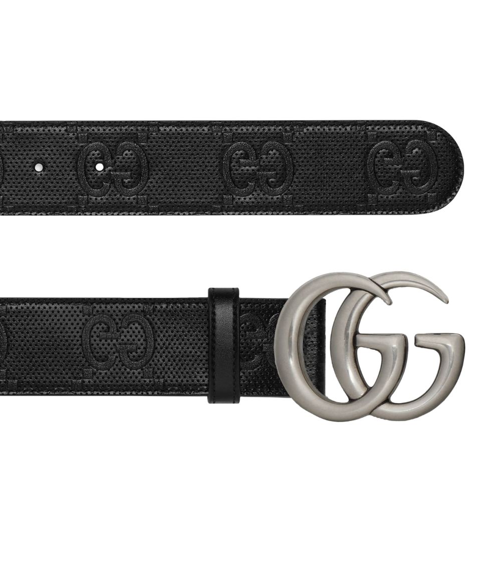 Gucci Gucci Gg Marmont Embossed Belt