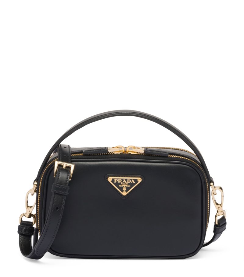 Prada Prada Mini Leather Top-Handle Bag