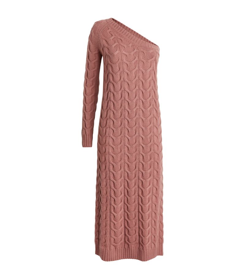 Max Mara Max Mara One-Shoulder Knitted Dress