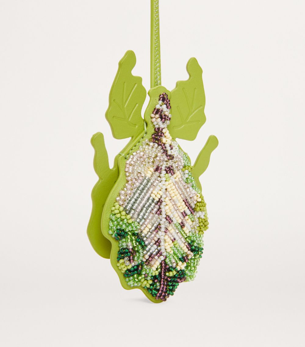 Loewe Loewe Beaded Leaf Insect Charm