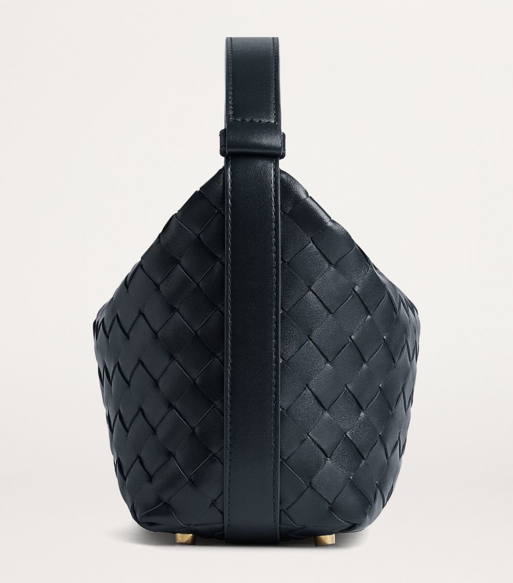 Bottega Veneta Bottega Veneta Mini Leather Wallace Top-Handle Bag