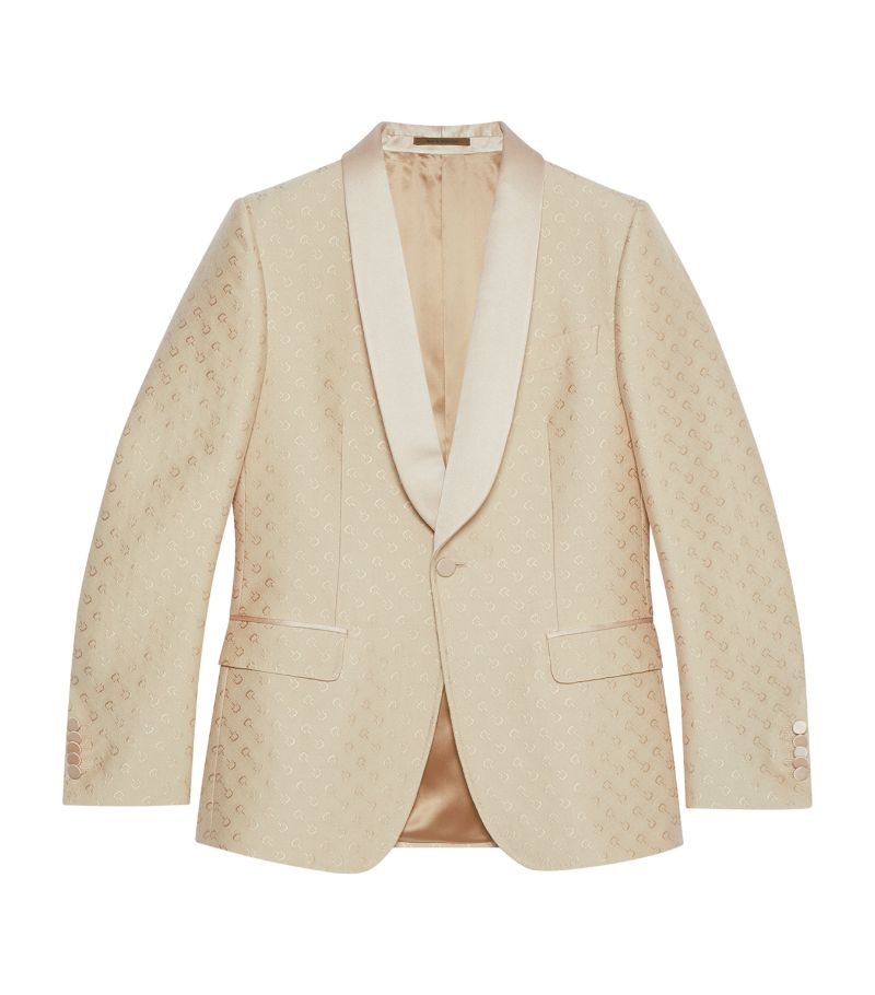 Gucci Gucci Horsebit Jacquard Blazer