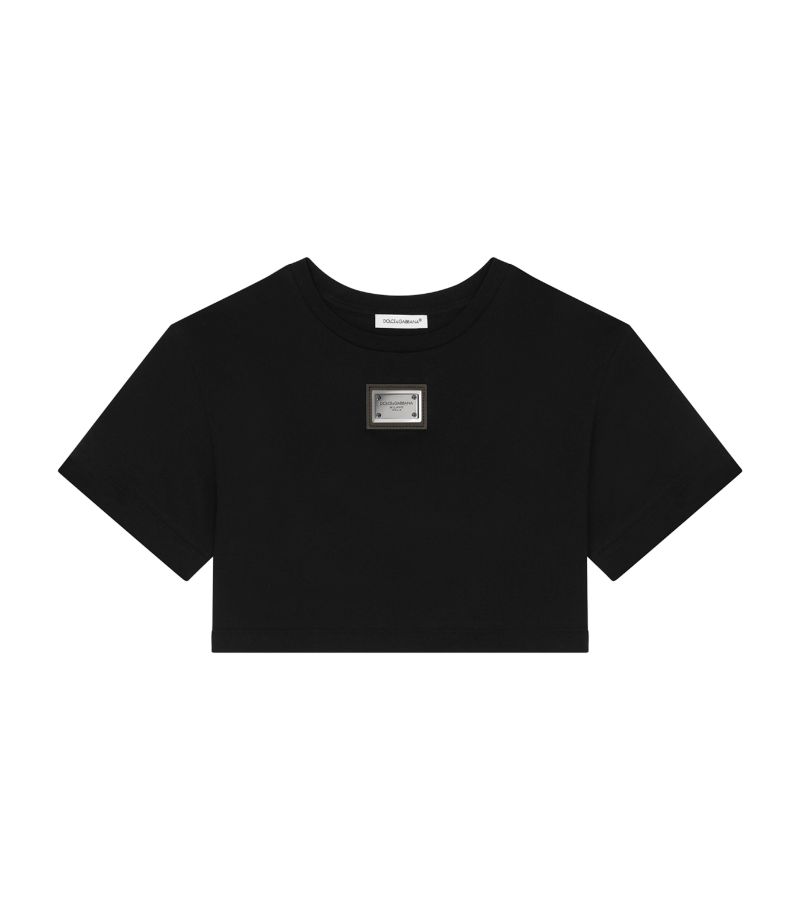 Dolce & Gabbana Dolce & Gabbana Kids Jersey Logo Tag T-Shirt (2-6 Years)