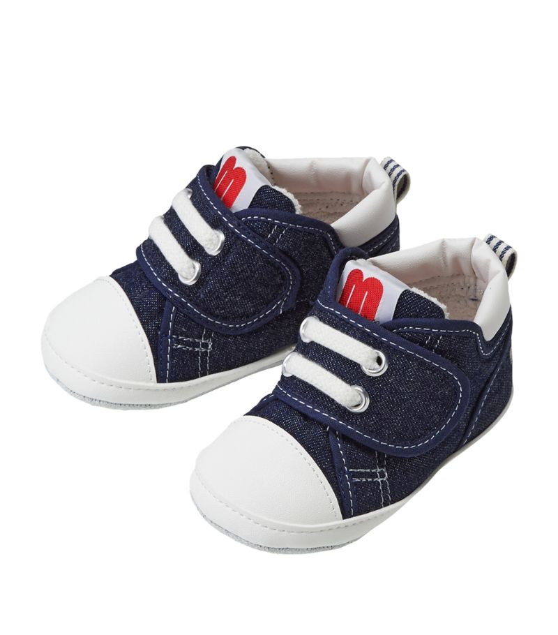 Miki House Miki House Denim Baby Shoes