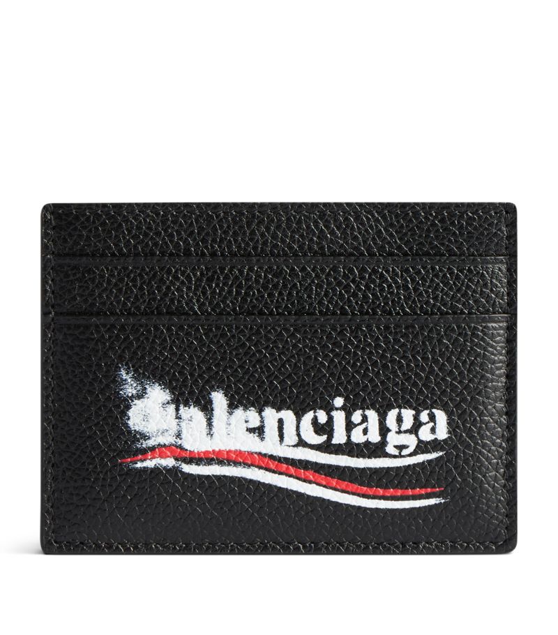 Balenciaga Balenciaga Leather Logo Card Holder