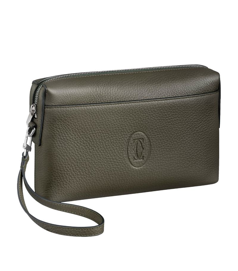 Cartier Cartier Calfskin Must De Cartier Pouch