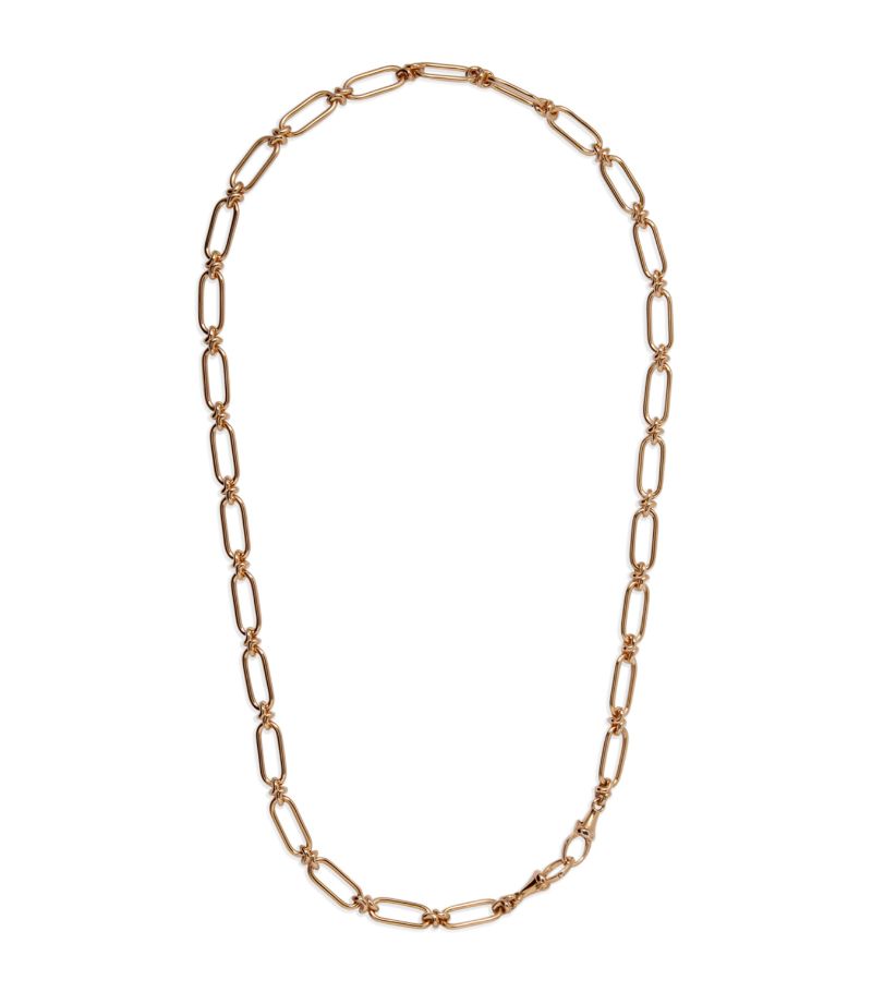 Annoushka Annoushka Yellow Gold Knuckle Bold Link Chain Necklace