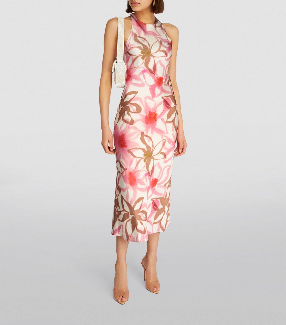  Claudie Pierlot Floral Halterneck Midi Dress