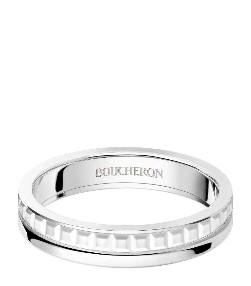 Boucheron Boucheron White Gold Quatre Double White Edition Wedding Band
